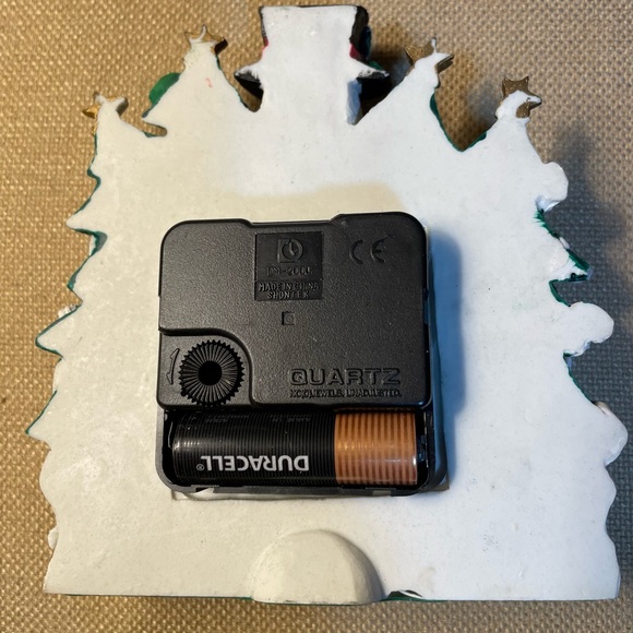 Christmas Snowman Clock with Bears - Battery Operated By Things Remembered - Picture 5 of 5